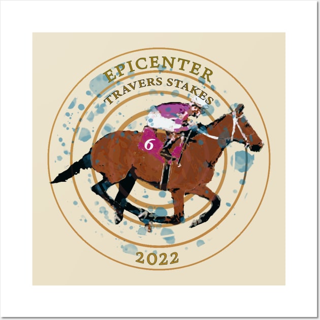 Epicenter Travers Stakes Winner 2022 Wall Art by Ginny Luttrell
